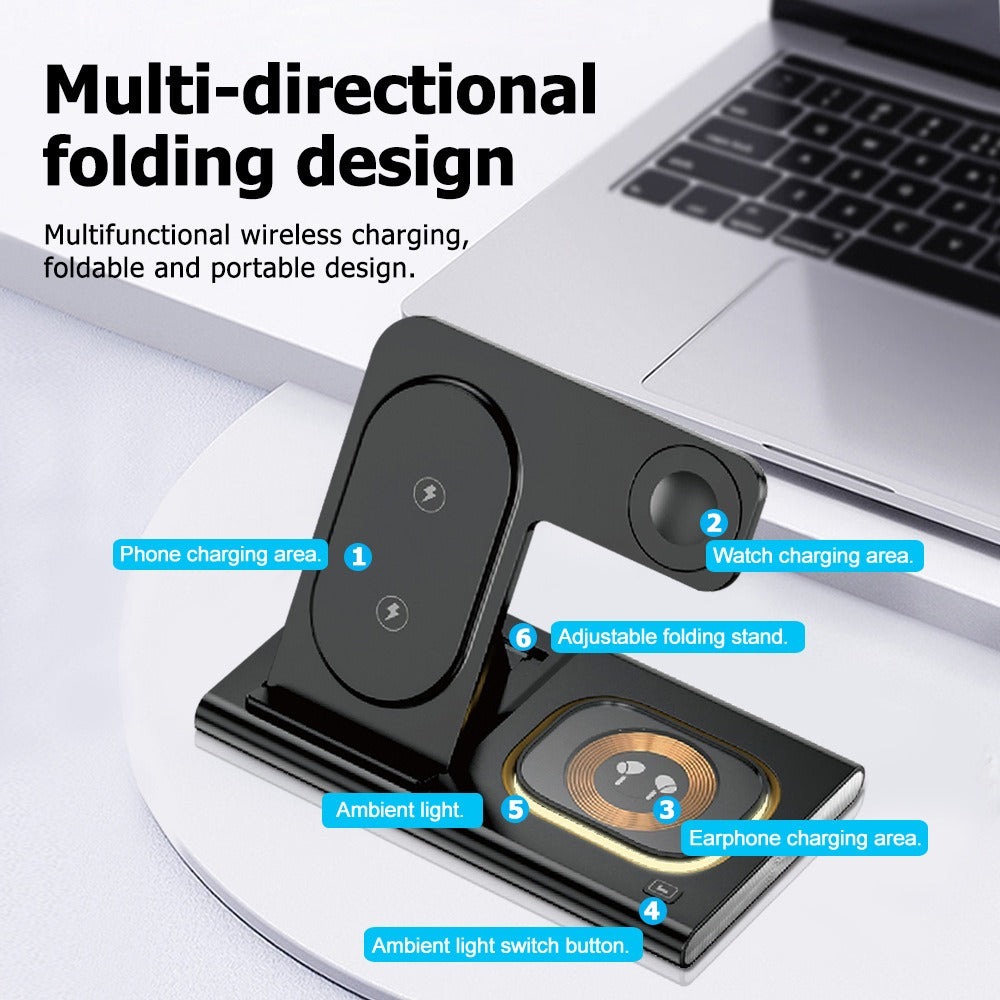 3-in-1 Wireless Charging Station
