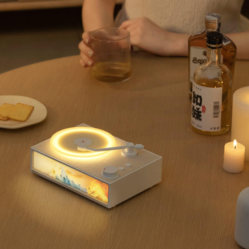 Retro Bluetooth Speaker with Ambient Light & Aroma Diffuser