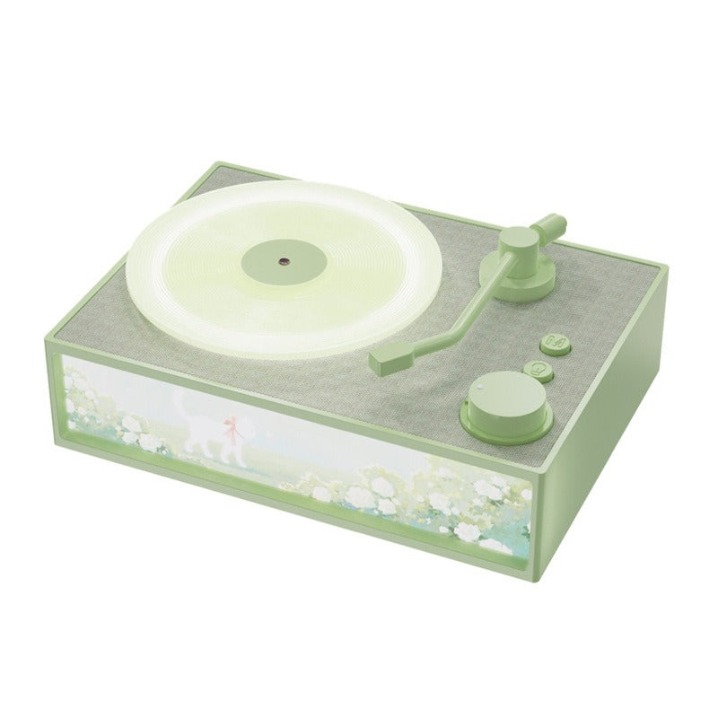 Retro Bluetooth Speaker with Ambient Light & Aroma Diffuser