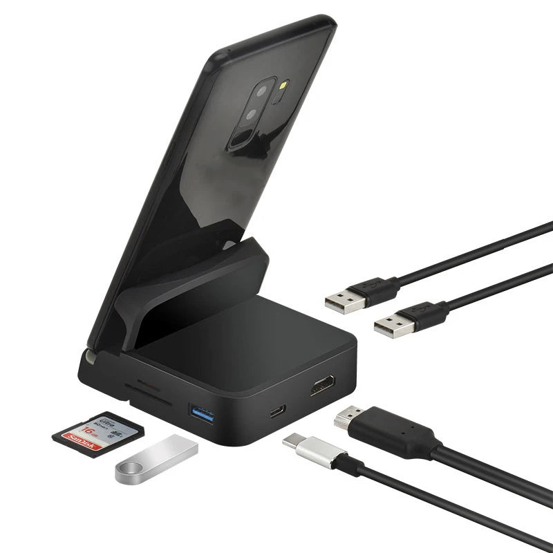 8-in-1 USB-C Hub & Phone Stand