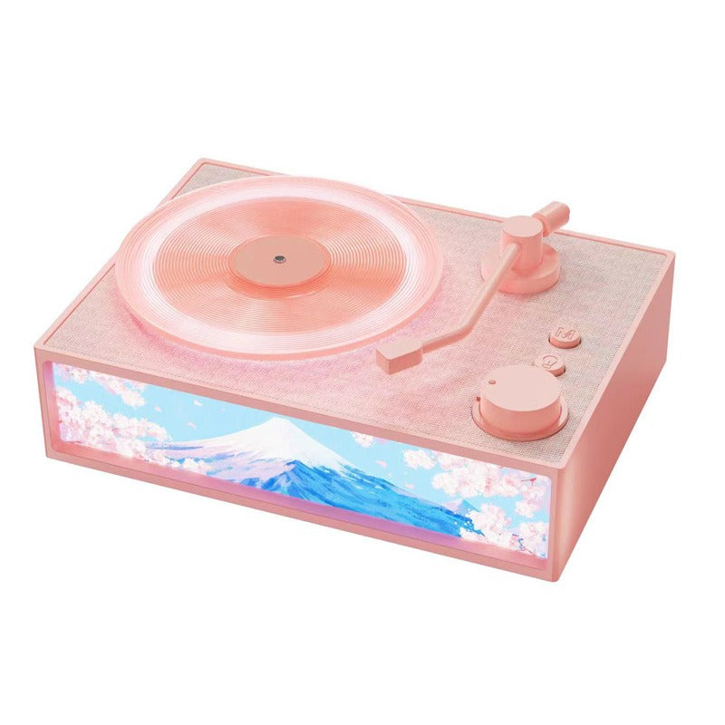 Retro Bluetooth Speaker with Ambient Light & Aroma Diffuser