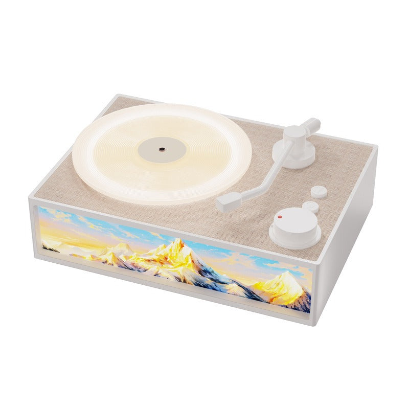 Retro Bluetooth Speaker with Ambient Light & Aroma Diffuser