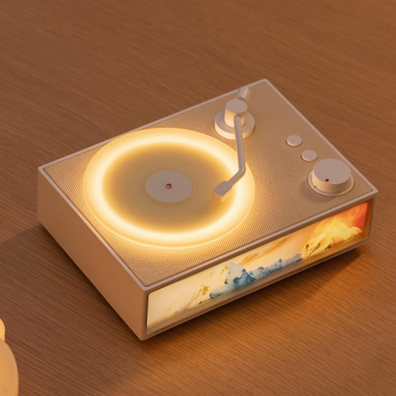 Retro Bluetooth Speaker with Ambient Light & Aroma Diffuser