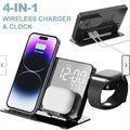 15W 4-in-1 Wireless Charging Alarm Clock